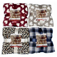 COPERTA COMFY FLANEL CM.125X150 ASS (12pz)